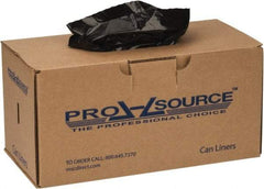 PRO-SOURCE - 1.55 mil Thick, Heavy-Duty Trash Bags - 43" Wide x 48" High, Black - Industrial Tool & Supply