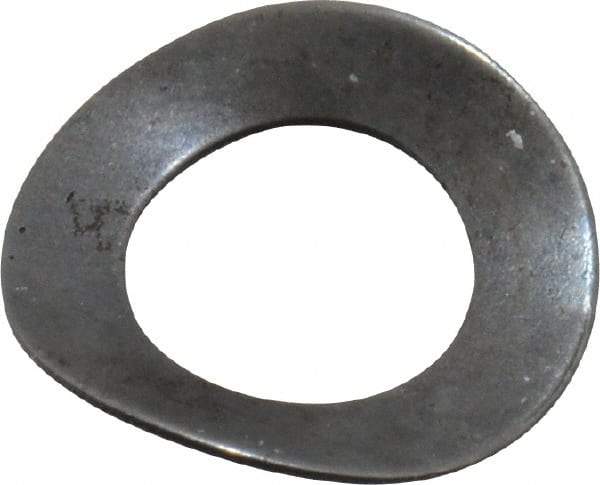 Gardner Spring - #10 Bolt, 0.2" ID, Grade 1074 Steel, Curved Disc Spring - 0.37" OD, 0.047" High, 0.009" Thick - Industrial Tool & Supply