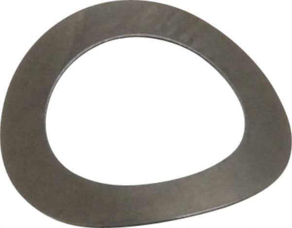 Gardner Spring - 1/4" Bolt, 0.269" ID, Grade 301 Stainless Steel, Curved Disc Spring - 0.423" OD, 0.07" High, 0.007" Thick - Industrial Tool & Supply