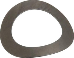Gardner Spring - 1/4" Bolt, 0.269" ID, Grade 301 Stainless Steel, Curved Disc Spring - 0.423" OD, 0.07" High, 0.007" Thick - Industrial Tool & Supply