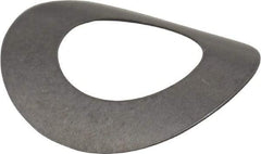 Gardner Spring - 1/4" Bolt, 0.265" ID, Grade 301 Stainless Steel, Curved Disc Spring - 0.49" OD, 0.091" High, 0.008" Thick - Industrial Tool & Supply