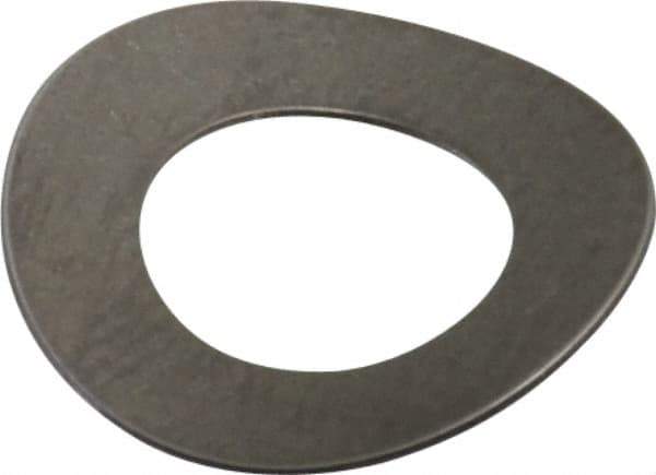 Gardner Spring - 1/4" Bolt, 0.265" ID, Grade 301 Stainless Steel, Curved Disc Spring - 0.49" OD, 1/16" High, 0.011" Thick - Industrial Tool & Supply