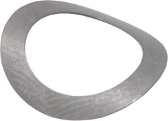 Gardner Spring - 5/16" Bolt, 0.331" ID, Grade 301 Stainless Steel, Curved Disc Spring - 0.49" OD, 0.077" High, 0.008" Thick - Industrial Tool & Supply
