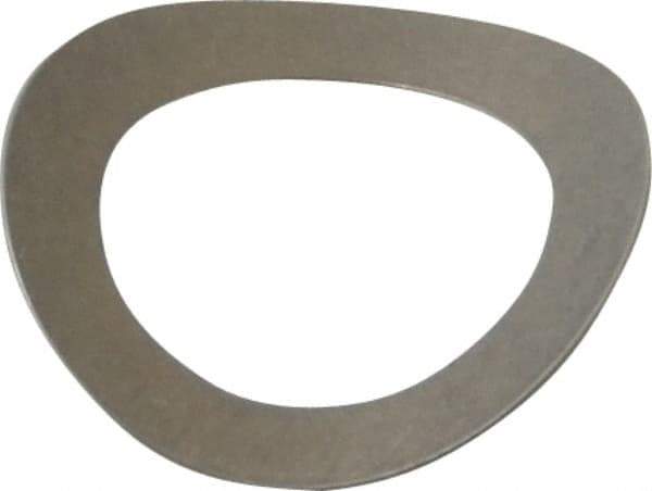 Gardner Spring - 3/8" Bolt, 0.4" ID, Grade 301 Stainless Steel, Curved Disc Spring - 0.612" OD, 0.098" High, 0.009" Thick - Industrial Tool & Supply