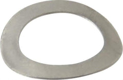Gardner Spring - 3/8" Bolt, 0.4" ID, Grade 301 Stainless Steel, Curved Disc Spring - 0.612" OD, 0.074" High, 0.013" Thick - Industrial Tool & Supply