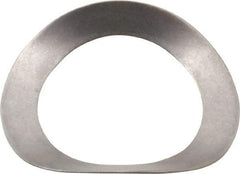 Gardner Spring - 1/2" Bolt, 17/32" ID, Grade 301 Stainless Steel, Curved Disc Spring - 0.795" OD, 0.129" High, 0.011" Thick - Industrial Tool & Supply