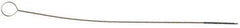 PRO-SOURCE - 4-1/2" Long x 1/2" Diam Horsehair Bristle Brush - Single Spiral, 42" OAL, 0.005" Filament Diam, 0.142" Shank Diam - Industrial Tool & Supply