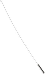 PRO-SOURCE - 4-1/2" Long x 5/8" Diam Nylon Bristle Brush - Single Spiral, 42" OAL, 0.012" Filament Diam, 0.142" Shank Diam - Industrial Tool & Supply