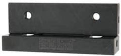 Snap Jaws - 4" Wide x 1-1/8" High x 9/16" Thick, Flat/No Step Vise Jaw - Soft, Steel, Fixed Jaw, Compatible with 4" Vises - Industrial Tool & Supply