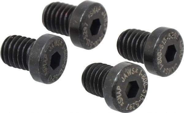 Snap Jaws - 4 Piece 3/8-16 Vise Fasteners - Steel - Industrial Tool & Supply