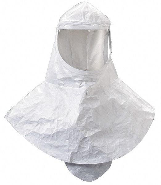 3M - Size M, PAPR Compatible Hood - Tychem QC, White, Compatible with H-422 & H-421 - Industrial Tool & Supply