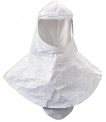 3M - Size M, PAPR Compatible Hood - Tychem QC, White, Compatible with H-422 & H-421 - Industrial Tool & Supply