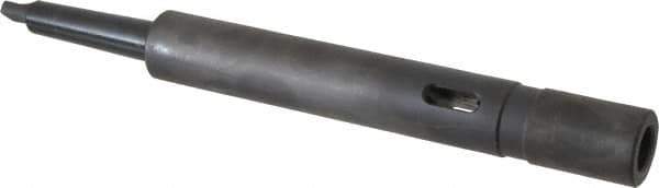 Collis Tool - MT2 Inside Morse Taper, MT2 Outside Morse Taper, Extension Morse Taper to Morse Taper - 11-9/16" OAL, Steel - Exact Industrial Supply