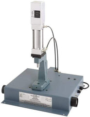 JT&M - 3/4" Ram, 2-1/16" Throat Depth, 660 Lb Pneumatic Arbor Press - 5" Max Work Height x 16" Max Work Width, 18.38" Base Width x 16.12" Base Depth - Industrial Tool & Supply