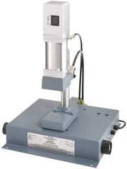 JT&M - 3/4" Ram, 3-3/16" Throat Depth, 660 Lb Pneumatic Arbor Press - 8-5/16" Max Work Height x 16" Max Work Width, 18.38" Base Width x 16.12" Base Depth - Industrial Tool & Supply