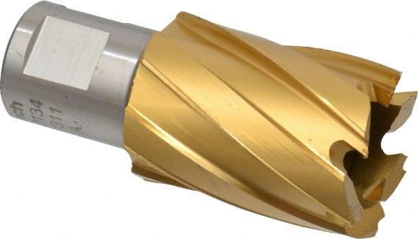 Hougen - 1-1/16" Diam x 1" Deep High Speed Steel Annular Cutter - Industrial Tool & Supply