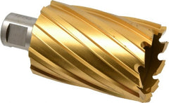 Hougen - 1-11/16" Diam x 2" Deep High Speed Steel Annular Cutter - Industrial Tool & Supply