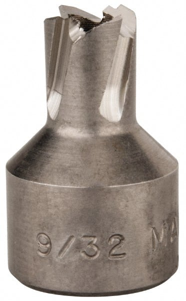 Hougen - 9/32" Diam x 1/4" Deep High Speed Steel Annular Cutter - Industrial Tool & Supply