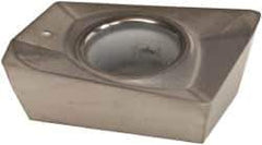 Kennametal - ADKT16221 LC Grade KC410M Carbide Milling Insert - TiB2 Finish, 0.1378" Thick, 0.4mm Corner Radius - Industrial Tool & Supply