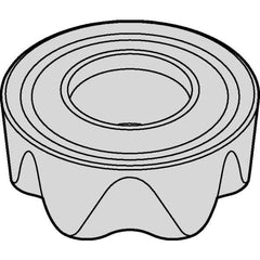 Kennametal - RCGT64 LF Grade KCSM30 Carbide Milling Insert - TiAlN Finish, 1/4" Thick, 3/4" Inscribed Circle - Industrial Tool & Supply