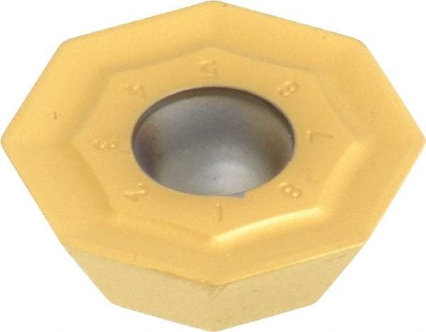 Kennametal - OFKT64 GB Grade KC725M Carbide Milling Insert - TiN/TiCN/TiN Finish, 0.2362" Thick, 0.7362" Inscribed Circle, 1.2mm Corner Radius - Industrial Tool & Supply