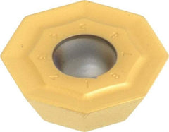 Kennametal - OFKT64 GB Grade KC725M Carbide Milling Insert - TiN/TiCN/TiN Finish, 0.2362" Thick, 0.7362" Inscribed Circle, 1.2mm Corner Radius - Industrial Tool & Supply