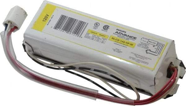 Philips Advance - 1 Lamp, 120 Volt, 0.44 to 0.57 Amp, 0 to 39, 40 to 79 Watt, Rapid Start, Magnetic, Nondimmable Fluorescent Ballast - 0.50, 0.63 Ballast Factor, Thermal Protection, T9/Circline Lamp - Industrial Tool & Supply