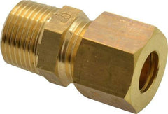 Legris - 10mm OD, Brass Male Connector - 330 Max Working psi, -40 to 210°F, Comp x MBSPT Ends - Industrial Tool & Supply