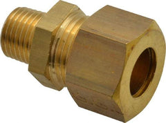 Legris - 12mm OD, Brass Male Connector - 320 Max Working psi, -40 to 210°F, Comp x MBSPT Ends - Industrial Tool & Supply