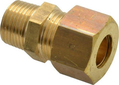 Legris - 12mm OD, Brass Male Connector - 320 Max Working psi, -40 to 210°F, Comp x MBSPT Ends - Industrial Tool & Supply