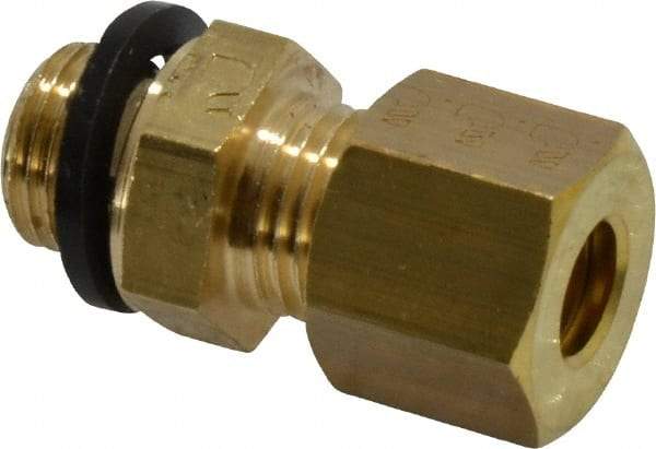 Legris - 6mm OD, Brass Male Connector - 460 Max Working psi, -40 to 210°F, Comp x MBSPP Ends - Industrial Tool & Supply