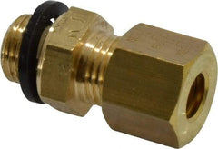 Legris - 6mm OD, Brass Male Connector - 460 Max Working psi, -40 to 210°F, Comp x MBSPP Ends - Industrial Tool & Supply