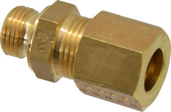 Legris - 8mm OD, Brass Male Connector - 320 Max Working psi, -40 to 210°F, Comp x MBSPP Ends - Industrial Tool & Supply
