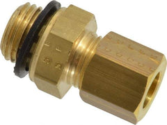 Legris - 8mm OD, Brass Male Connector - 320 Max Working psi, -40 to 210°F, Comp x MBSPP Ends - Industrial Tool & Supply