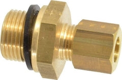 Legris - 8mm OD, Brass Male Connector - 320 Max Working psi, -40 to 210°F, Comp x MBSPP Ends - Industrial Tool & Supply