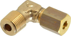 Legris - 4mm OD, Brass Male Elbow - 300 Max Working psi, -40 to 210°F, Comp x MBSPT Ends - Industrial Tool & Supply