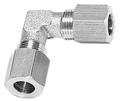 Legris - 12mm OD, Brass Union Elbow - 320 Max Working psi, -40 to 210°F, Comp x Comp Ends - Industrial Tool & Supply
