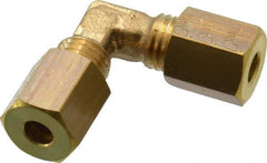 Legris - 4mm OD, Brass Union Elbow - 300 Max Working psi, -40 to 210°F, Comp x Comp Ends - Industrial Tool & Supply