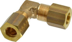 Legris - 8mm OD, Brass Union Elbow - 320 Max Working psi, -40 to 210°F, Comp x Comp Ends - Industrial Tool & Supply