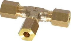 Legris - 4mm OD, Brass Union Tee - 300 Max Working psi, -40 to 210°F, Comp x Comp x Comp Ends - Industrial Tool & Supply