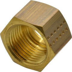 Legris - 12mm OD, Brass Nut - 320 Max Working psi, -40 to 210°F, Comp Ends - Industrial Tool & Supply