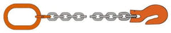 Pewag - 10' Long, 12,000 Lb Basket Capacity, 12,000 Lb Vertical Capacity, Alloy Steel Web Sling - SOG Chain Sling, 1/2" Diam Chain, Silver (Color), with Grab Hook & Master Link - Industrial Tool & Supply