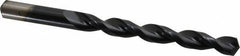 Cleveland - 7/16" 135° Cobalt Jobber Drill - TiAlN Finish, Right Hand Cut, Parabolic Flute, Straight Shank, 5-1/2" OAL, Split Point - Industrial Tool & Supply