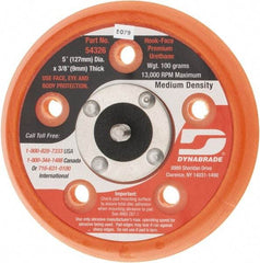 Dynabrade - 5" Diam Hook & Loop Disc Backing Pad - Medium Density, 13,000 RPM - Industrial Tool & Supply