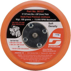 Dynabrade - 5" Diam Hook & Loop Disc Backing Pad - Soft Density, 13,000 RPM - Industrial Tool & Supply