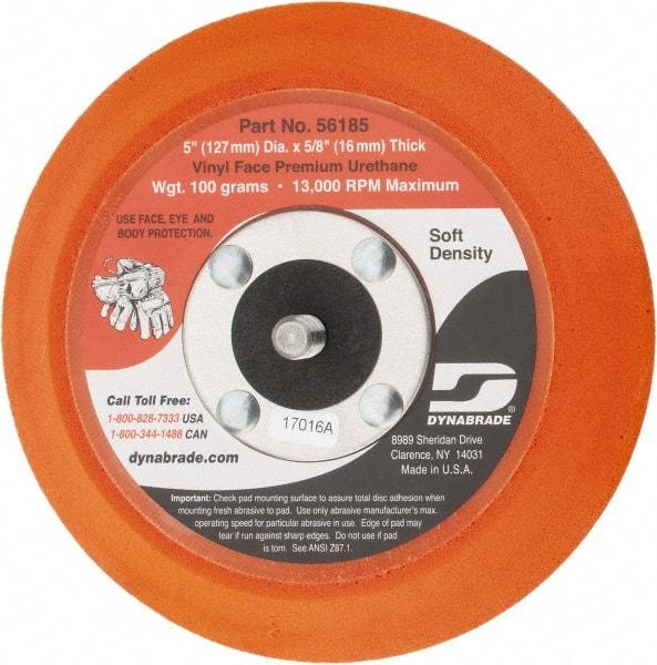 Dynabrade - 5" Diam Adhesive/PSA Disc Backing Pad - Soft Density, 13,000 RPM - Industrial Tool & Supply