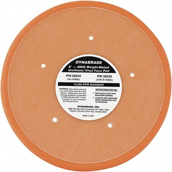 Dynabrade - 8" Diam Adhesive/PSA Disc Backing Pad - Medium Density, 13,000 RPM - Industrial Tool & Supply