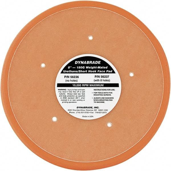 Dynabrade - 8" Diam Hook & Loop Disc Backing Pad - Medium Density, 13,000 RPM - Industrial Tool & Supply