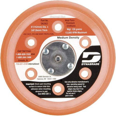 Dynabrade - 6" Diam Adhesive/PSA Disc Backing Pad - Medium Density, 13,000 RPM - Industrial Tool & Supply
