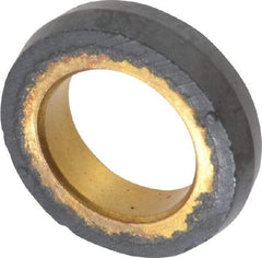 Dynabrade - 5/8" Diam x 1/8" Wide Contact Wheel - 1/8" Arbor Hole, Crowned, 70 Duro Rubber Face - Industrial Tool & Supply
